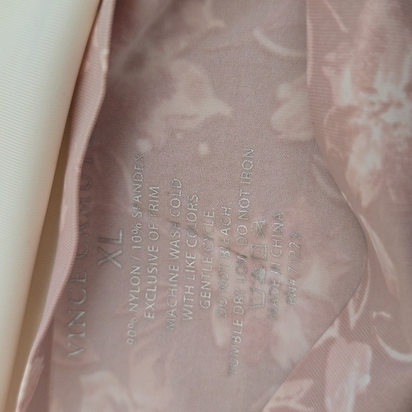 NWT Vince Camuto 5 Pack No Show Bikini Panties Floral Solid Gray Mauve Size XL - Picture 10 of 12